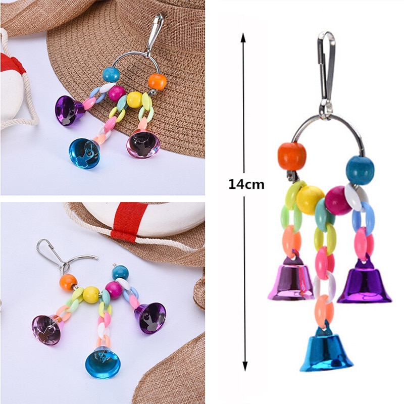 Beaded Bells Bird Toy