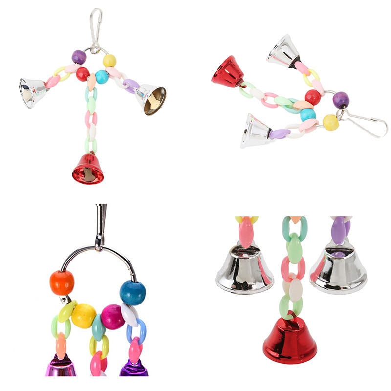 Beaded Bells Bird Toy